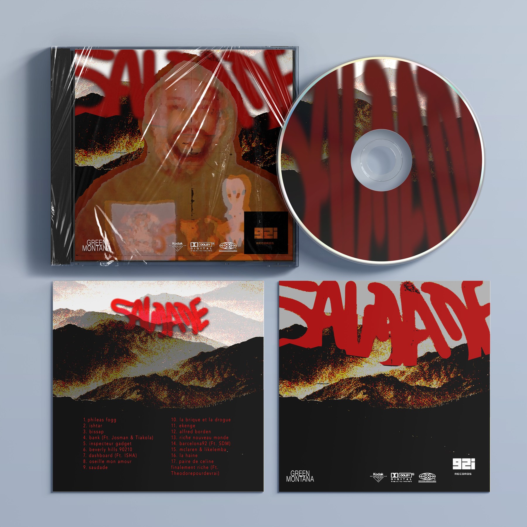 Mockup CD Salaade, Green Montana