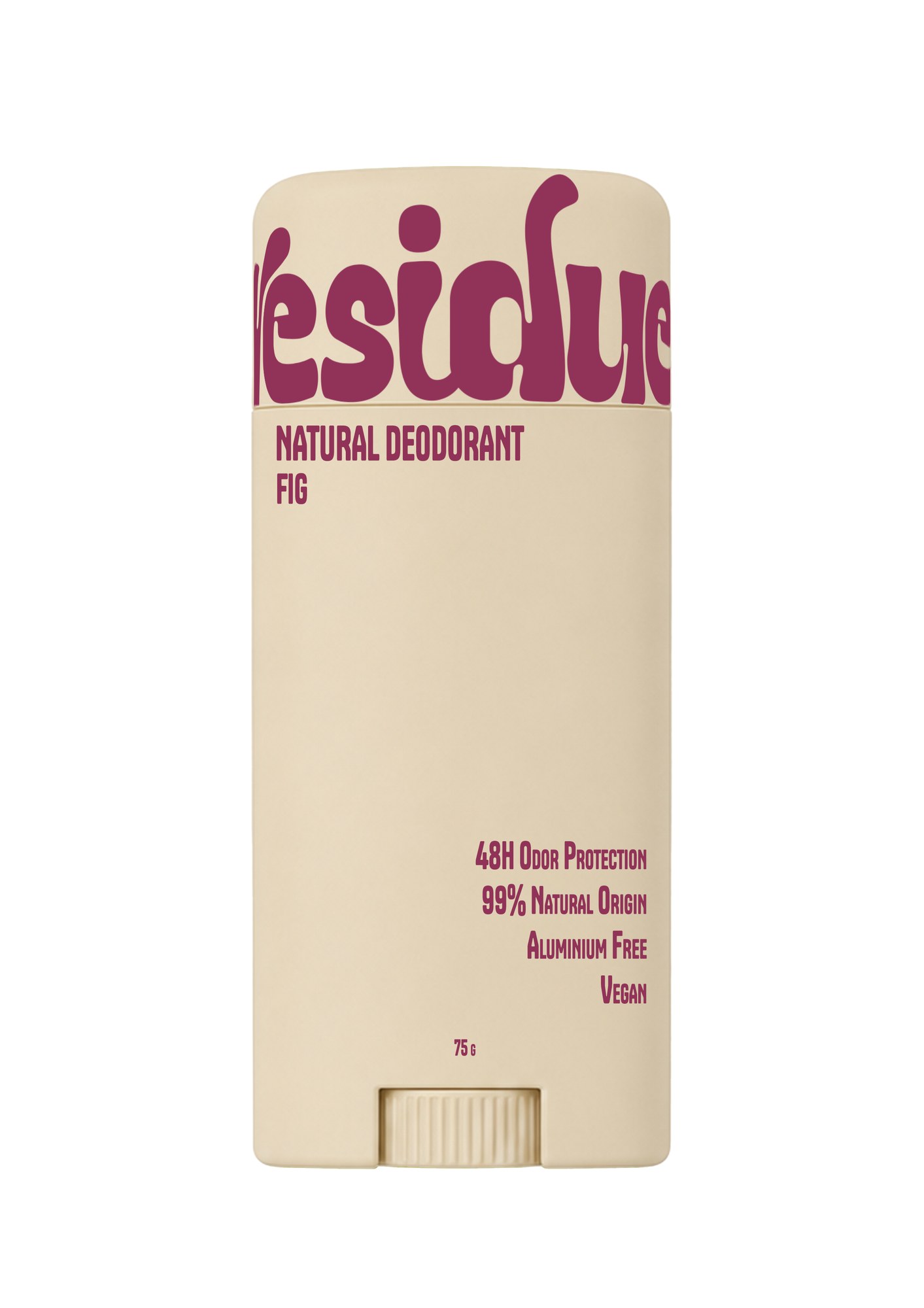 Déodorant Residue parfum jasmin, packshot studio
